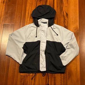 Hollister light weight blue rain coat